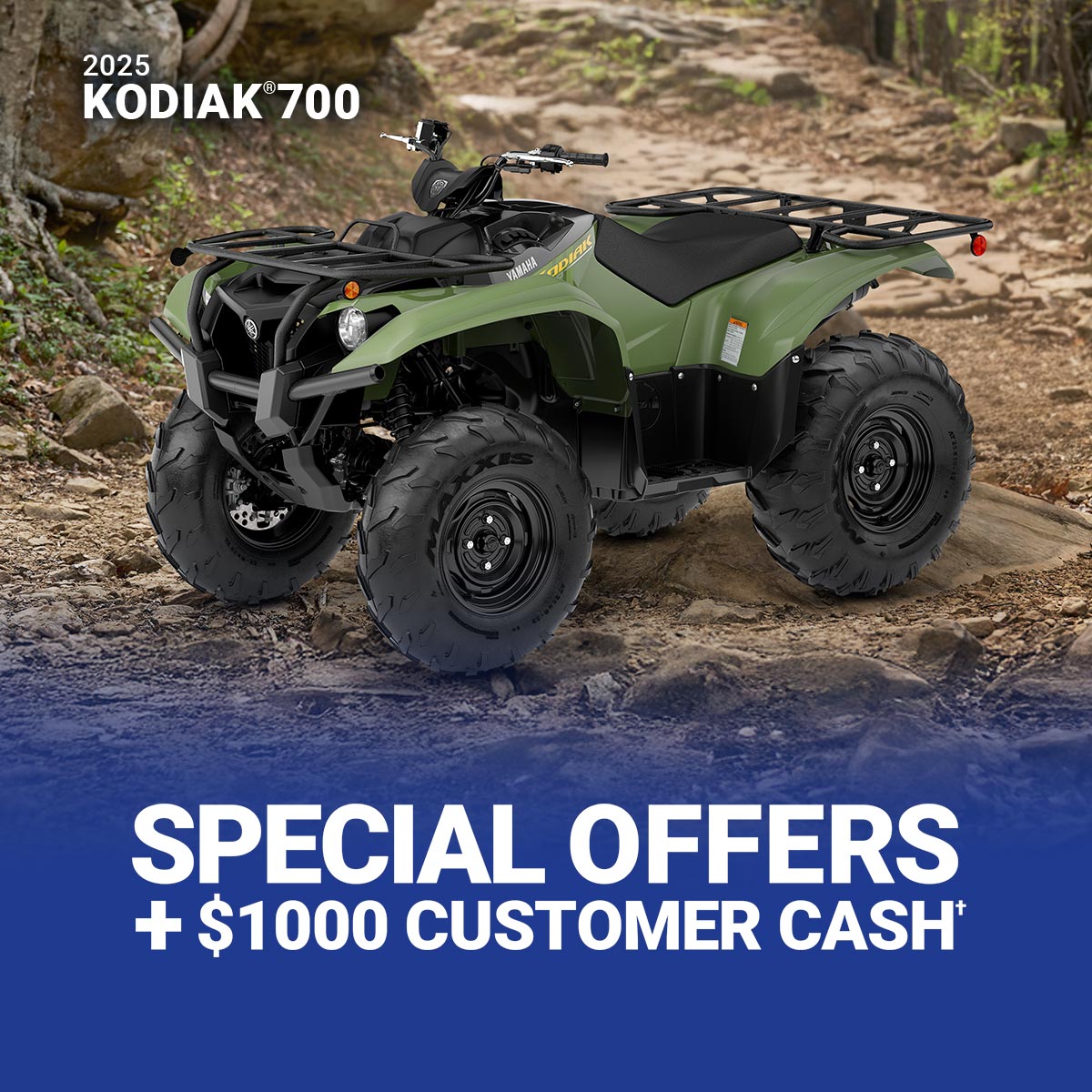 Yamaha - LIMITED TIME OFFERS ON ATV